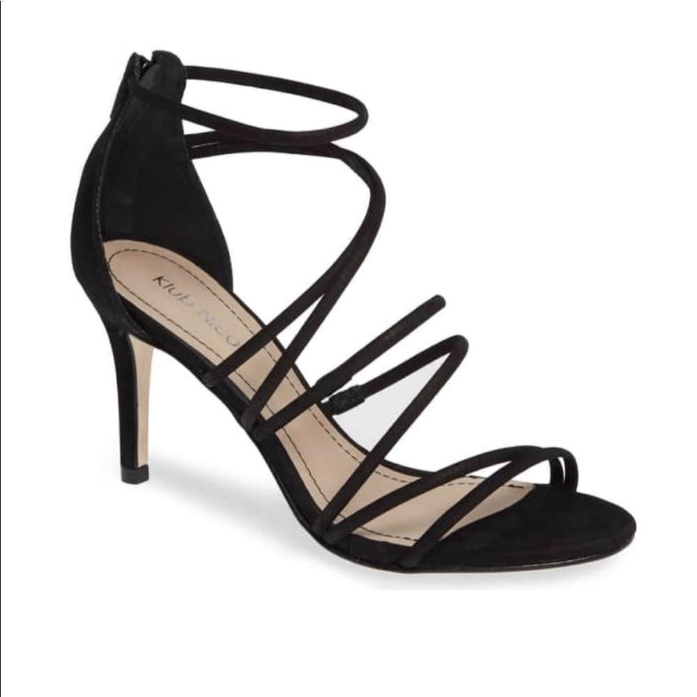 Klub Nico Ashton black strappy sandal NWT